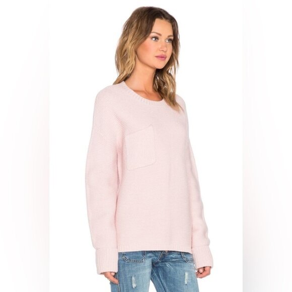 Revolve One Teaspoon Classic Cotton Chunky Knit Sweater Gray Oversized Size S - Picture 8 of 16